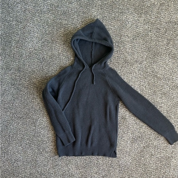 Maurice’s Waffle Knit Thermal Tunic Hoodie Sweater - Picture 1 of 4